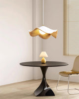 Suspension Luminaire en Forme de Feuille Lotus
