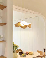 Suspension Luminaire en Forme de Feuille Lotus