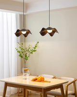 Suspension Luminaire en Forme de Feuille Lotus