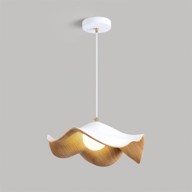 Suspension Luminaire en Forme de Feuille Lotus