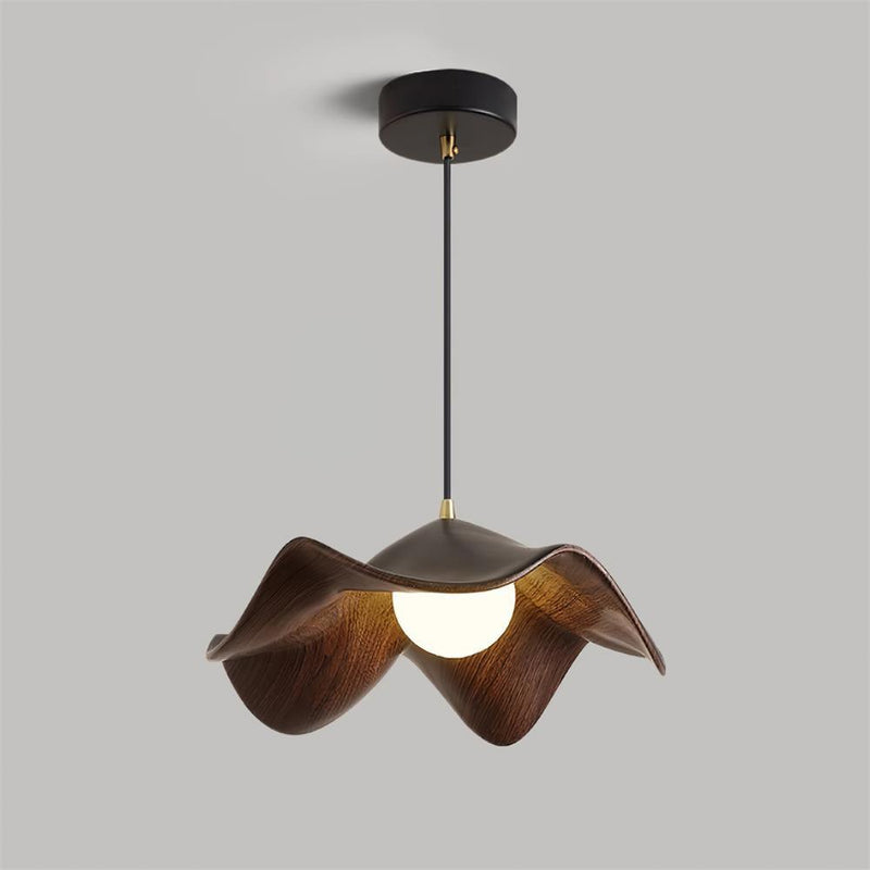 Suspension Luminaire en Forme de Feuille Lotus