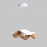 Suspension Luminaire en Forme de Feuille Lotus