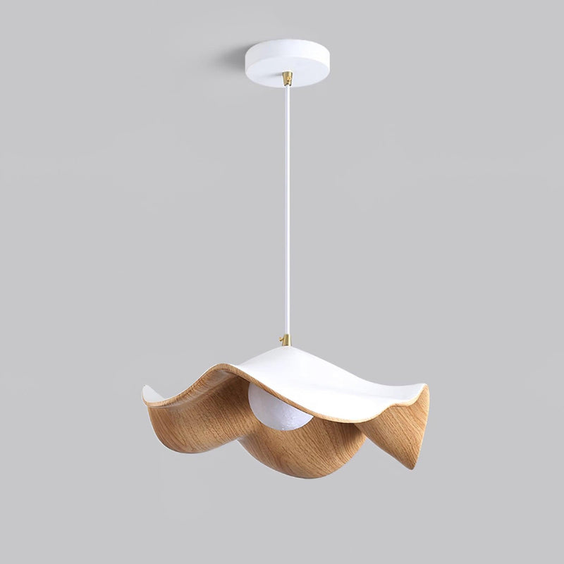 Suspension Luminaire en Forme de Feuille Lotus