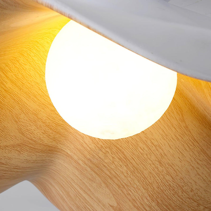 Suspension Luminaire en Forme de Feuille Lotus