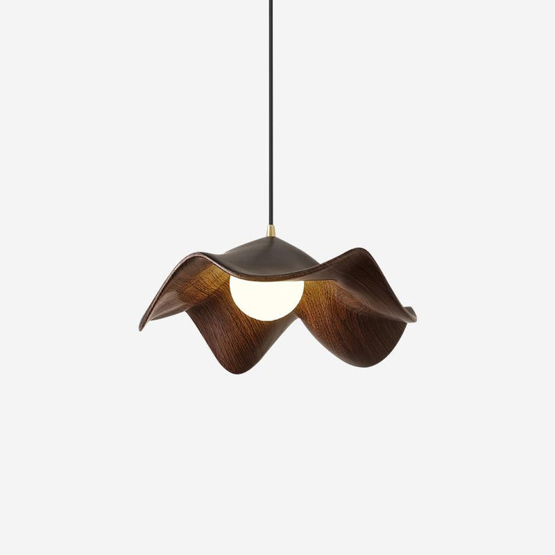 Suspension Luminaire en Forme de Feuille Lotus