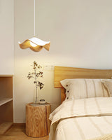 Suspension Luminaire en Forme de Feuille Lotus