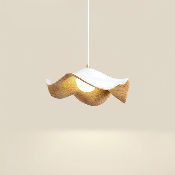 Suspension Luminaire en Forme de Feuille Lotus