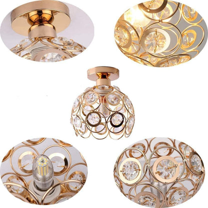 Plafonnier Boule Crystal