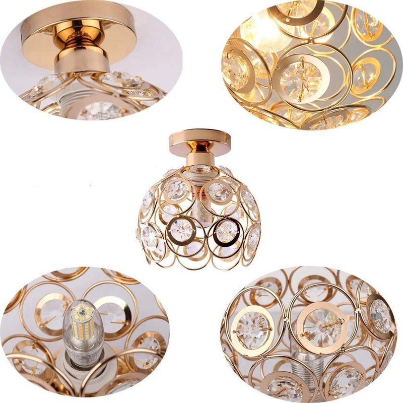 Plafonnier Boule Crystal
