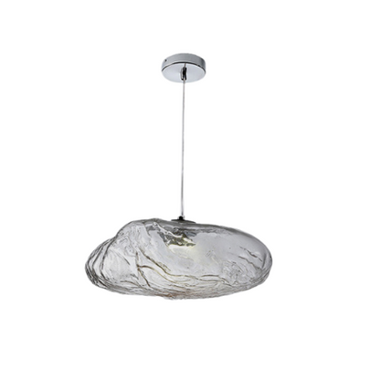 Suspension Luminaire Verre Nuage Soufflé