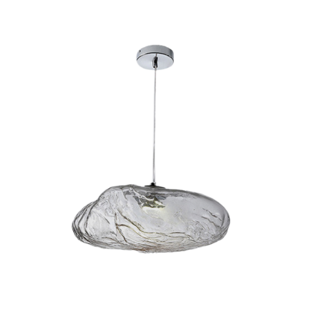 Suspension Luminaire Verre Nuage Soufflé