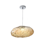 Suspension Luminaire Verre Nuage Soufflé