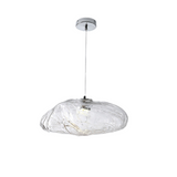 Suspension Luminaire Verre Nuage Soufflé