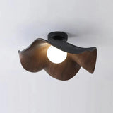 Plafonnier Fleure de Lotus en Bois