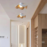 Plafonnier Fleure de Lotus en Bois
