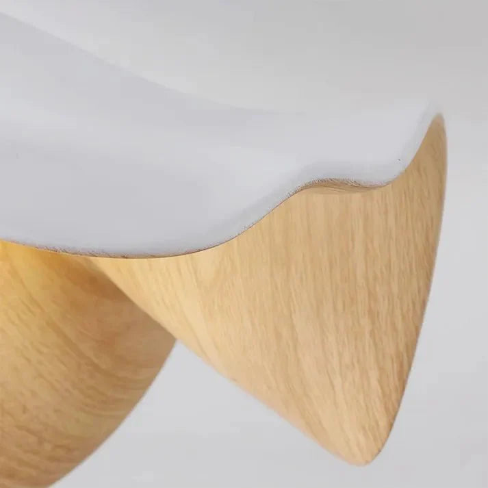 Plafonnier Fleure de Lotus en Bois