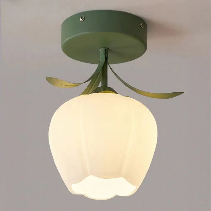 Plafonnier simple avec des mini-fleurs