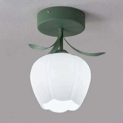 Plafonnier simple avec des mini-fleurs