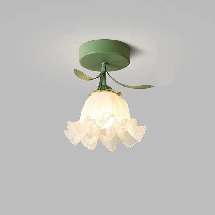 Plafonnier simple avec des mini-fleurs
