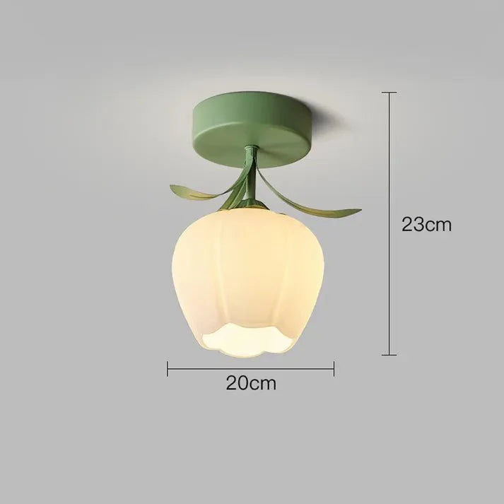 Plafonnier simple avec des mini-fleurs