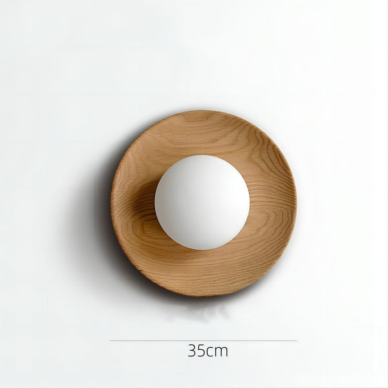 Applique Murale Bois Naturel Épuré
