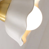 Applique Murale Fleur Blanche Vintage