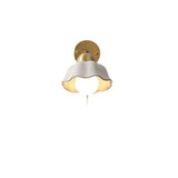 Applique Murale Fleur Blanche Vintage