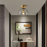 Plafonnier Contemporain en verre