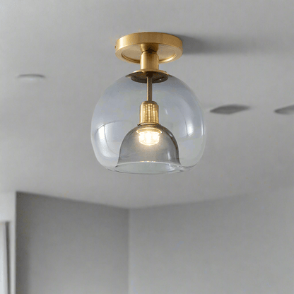 Plafonnier Contemporain en verre