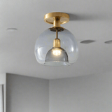 Plafonnier Contemporain en verre