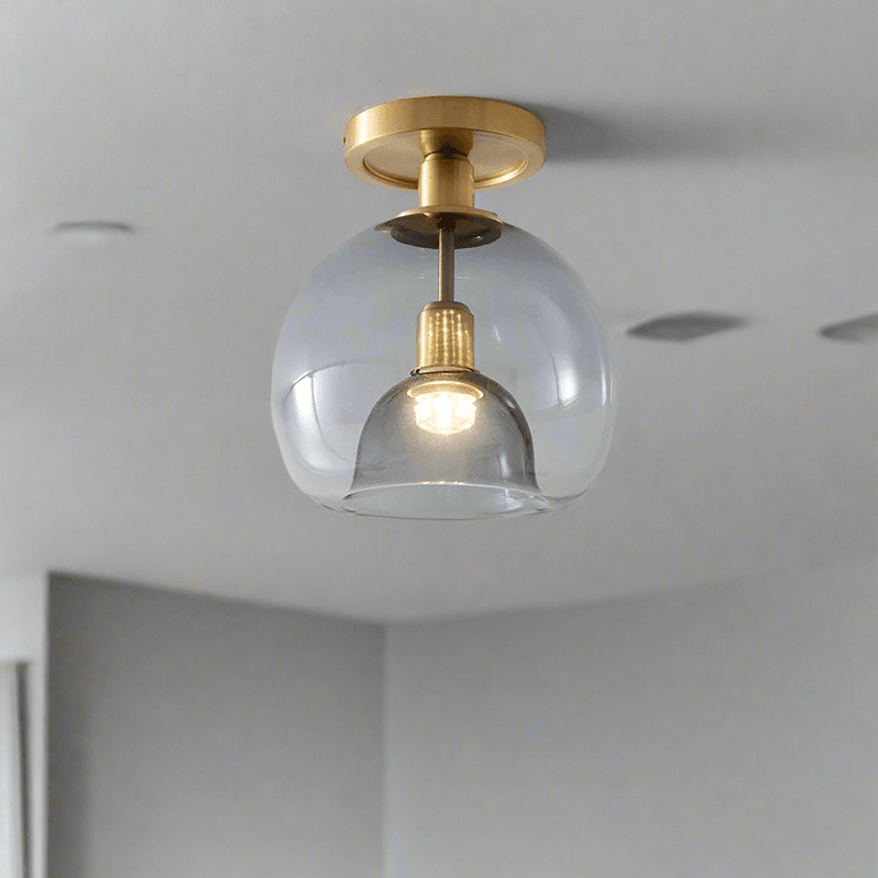 Plafonnier Contemporain en verre