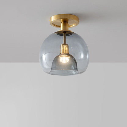 Plafonnier Contemporain en verre