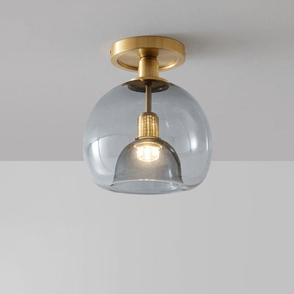 Plafonnier Contemporain en verre