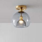 Plafonnier Contemporain en verre