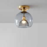 Plafonnier Contemporain en verre