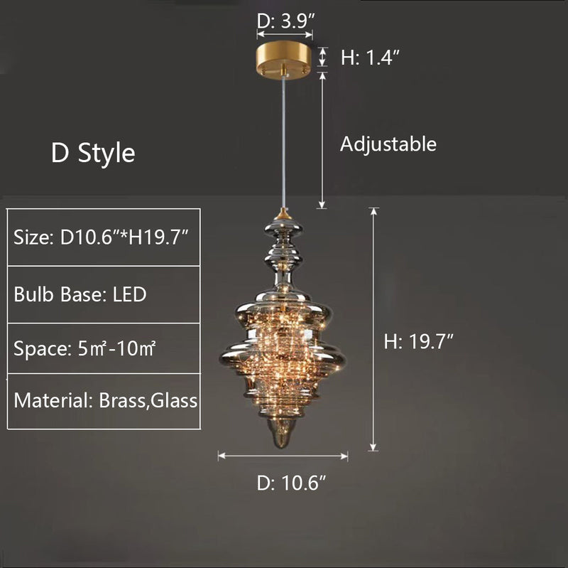 Suspension Luminaire Crystal Verre Luxueux