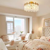 Lustre En Verre Style Feuilles