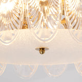 Lustre En Verre Style Feuilles