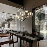 Lustre - Suspension Moderne En Forme de Globe En Verre