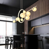 Lustre - Suspension Moderne En Forme de Globe En Verre