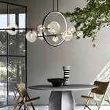 Lustre - Suspension Moderne En Forme de Globe En Verre