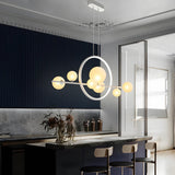 Lustre - Suspension Moderne En Forme de Globe En Verre