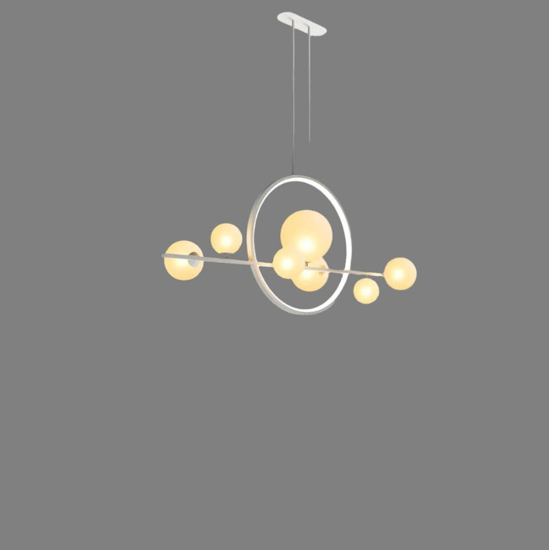 Lustre - Suspension Moderne En Forme de Globe En Verre