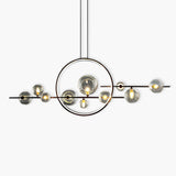 Lustre - Suspension Moderne En Forme de Globe En Verre