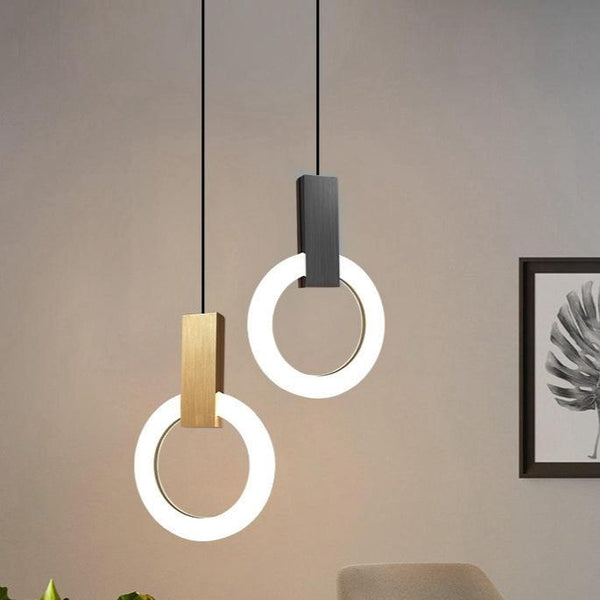 Suspension Luminaire Anneau Nordique Led