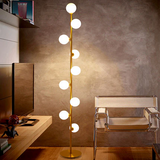 Lampadaire Nordique Marbre et Laiton
