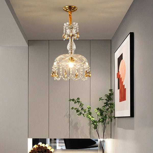 Lustre Luxe Retro Cristal