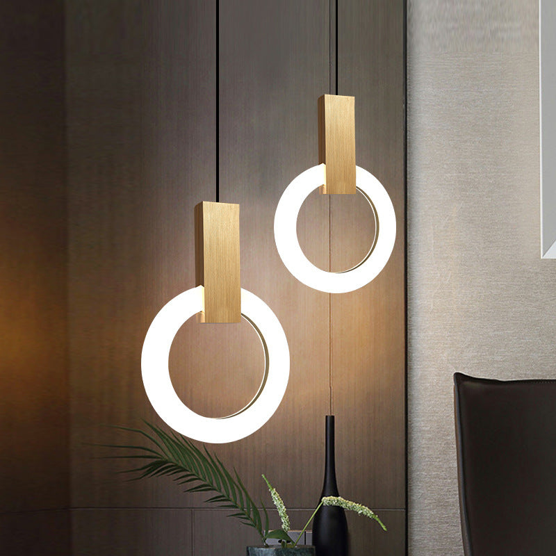 Suspension Luminaire Anneau Nordique Led