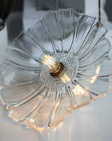 Suspension Luminaire Fleur En Verre