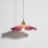 Suspension Luminaire Fleur En Verre